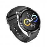 Hoco Y4 Smartwatch IP68 IPS Screen 1.28" 2.5D Glass 220mAh V4.0 Silicon Band Μαύρο
